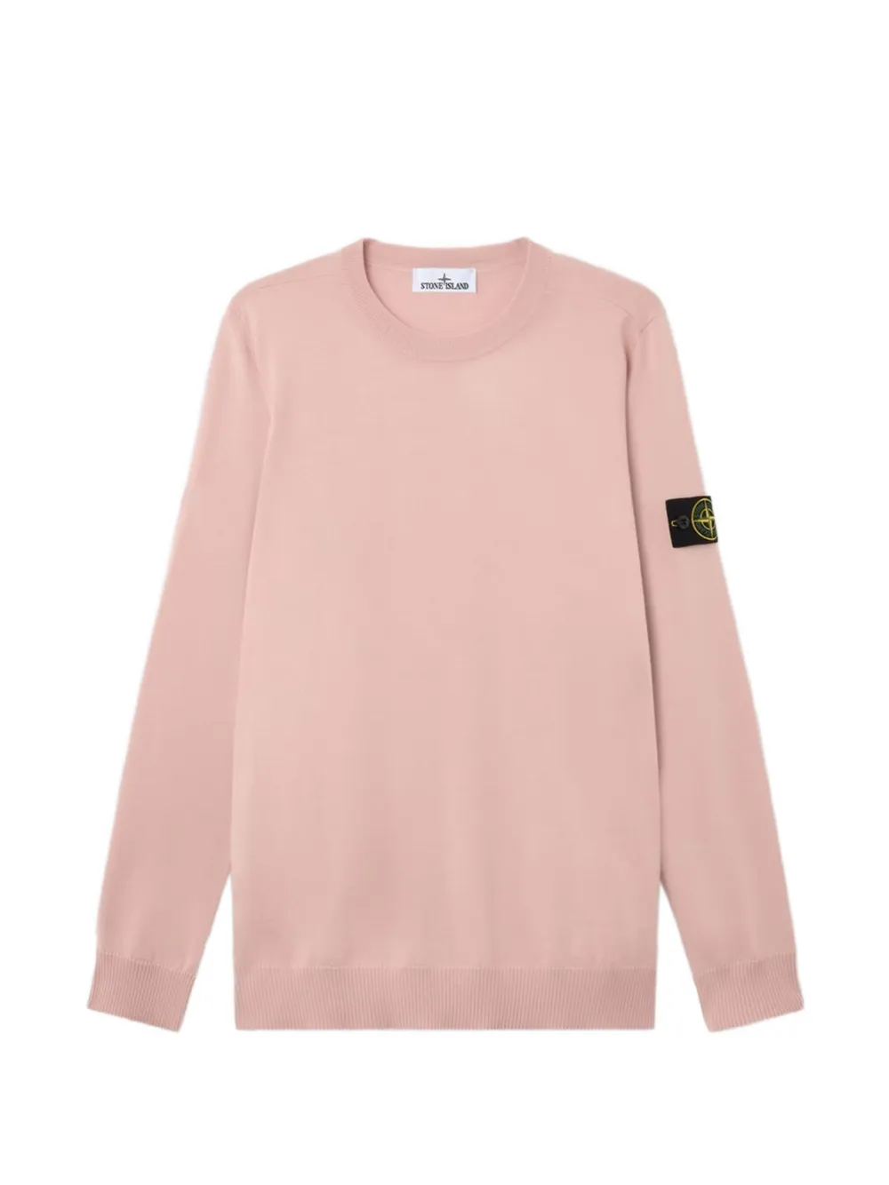 Stone Island logo-patch sweater | Rosa | Image 1