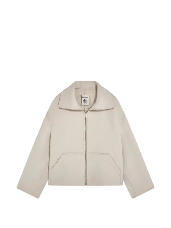 Semicouture Jane ジップカラージャケット | ニュートラル | FARFETCH JP