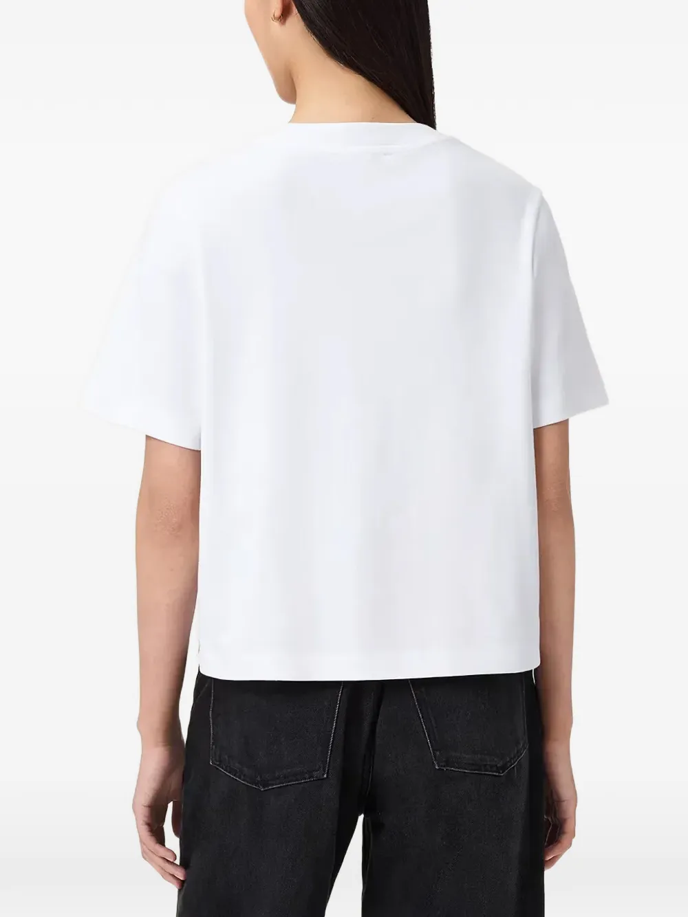 AllSaints Lover Lisa T-shirt met hartpatch Wit
