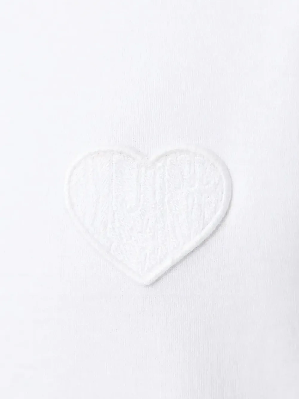 AllSaints Lover Lisa T-shirt met hartpatch Wit