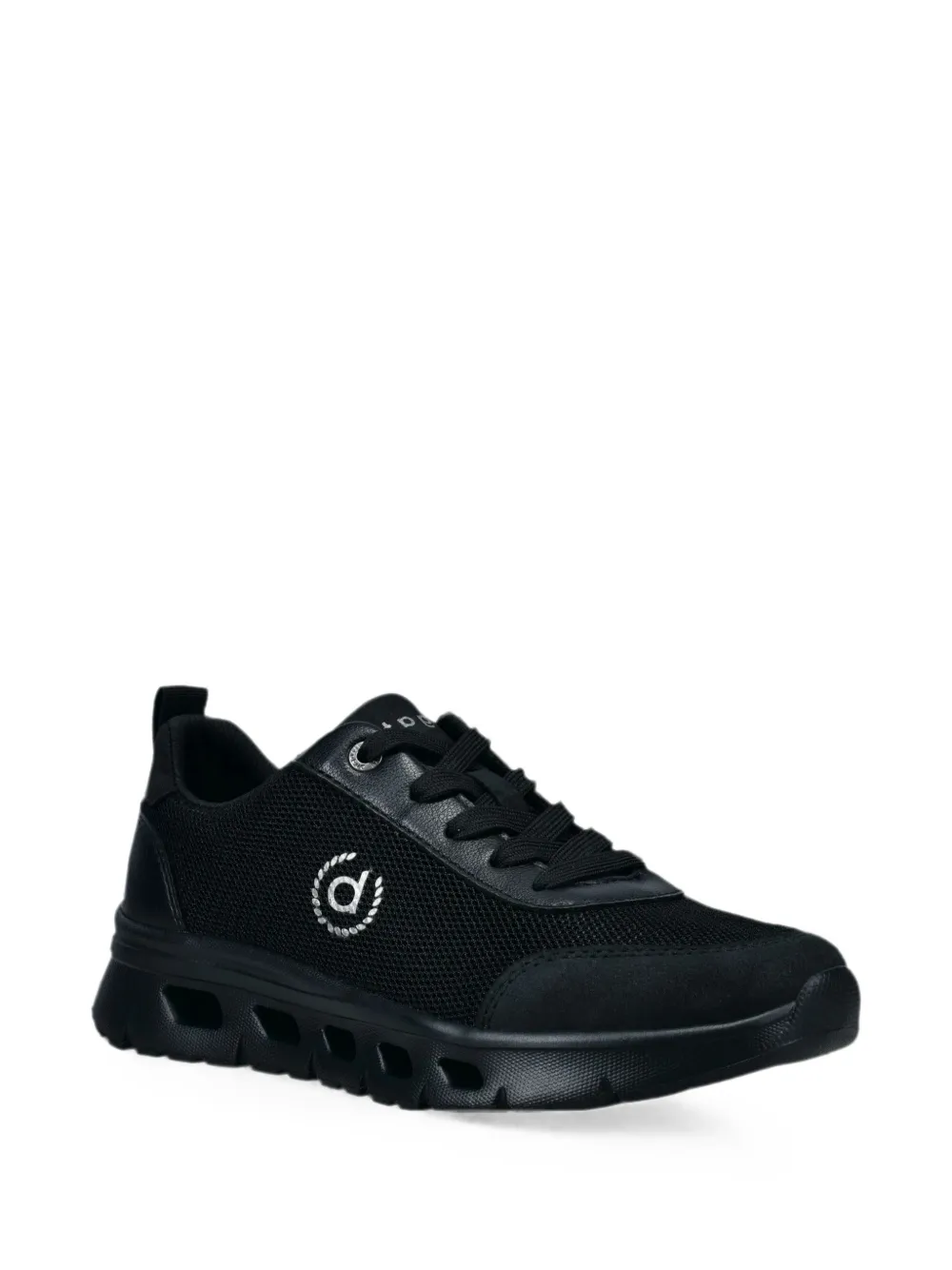 Bugatti Sneakers met logopatch Zwart