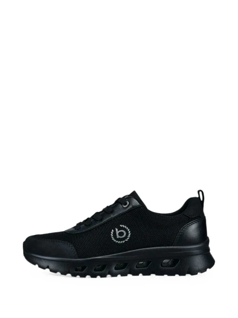 Bugatti Sneakers met logopatch Zwart