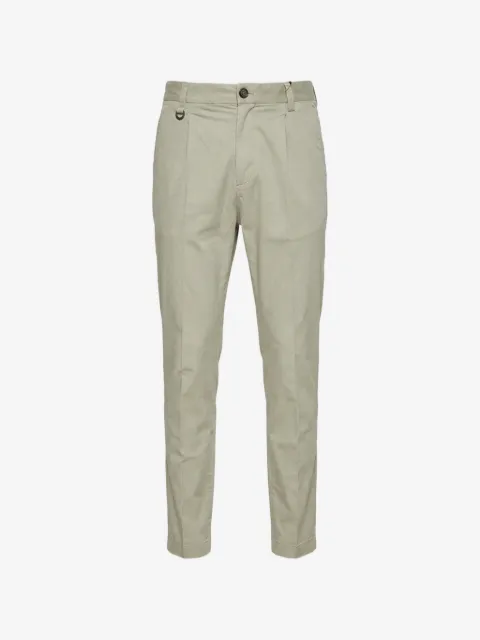 Paolo Pecora pantalones de vestir con pinzas
