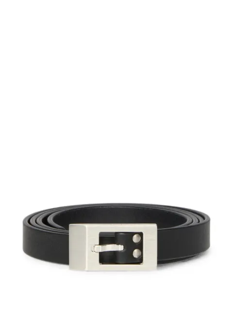 Rick Owens logo-engraved buckle belt