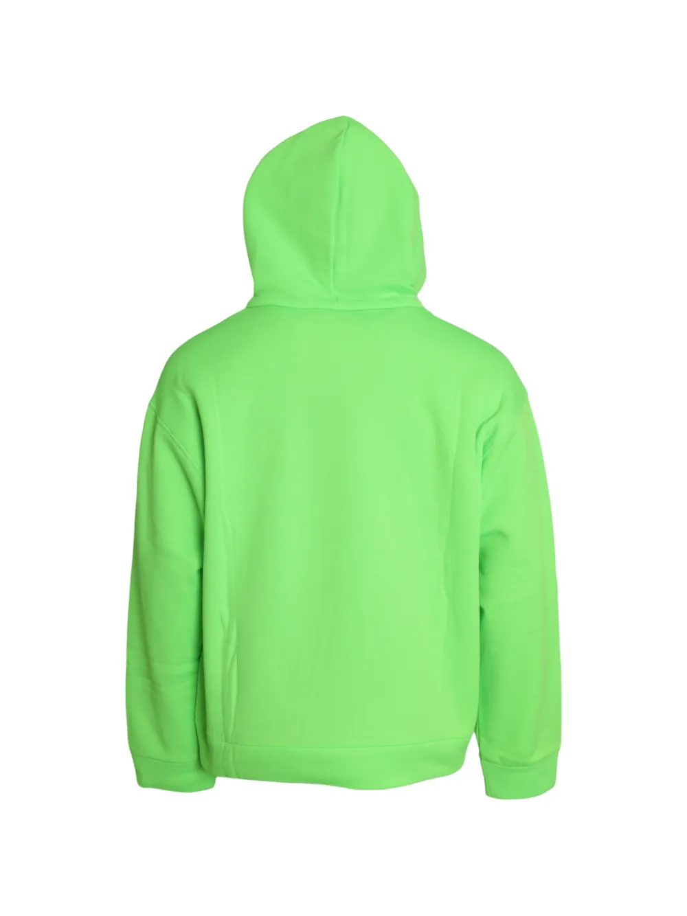 Dolce & Gabbana Hoodie met trekkoord en geribbelde afwerking Groen