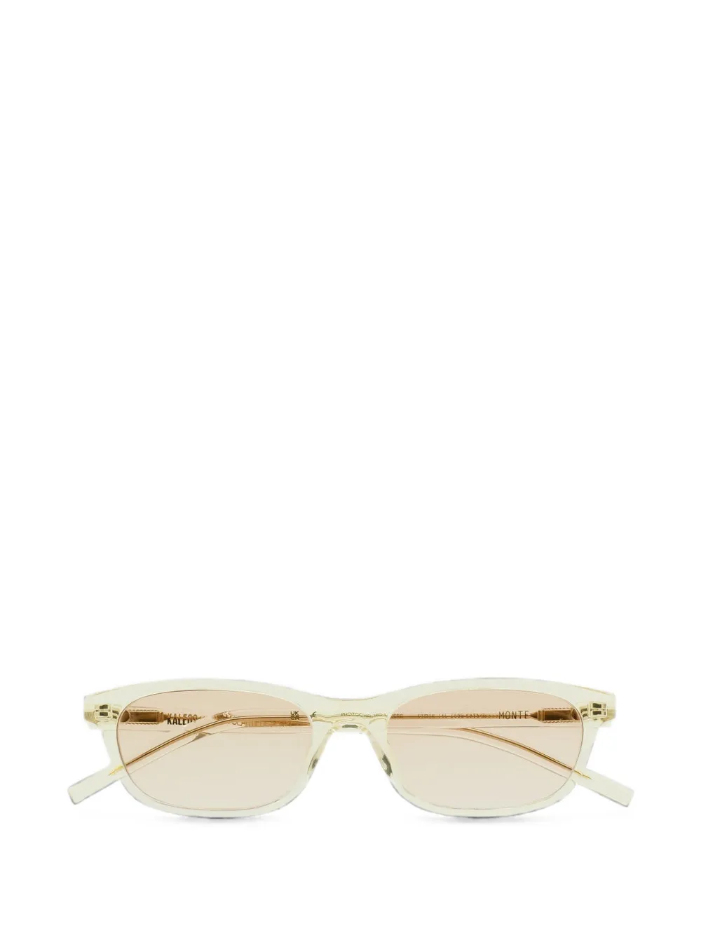 Kaleos Monte rectangle-frame sunglasses - Toni neutri