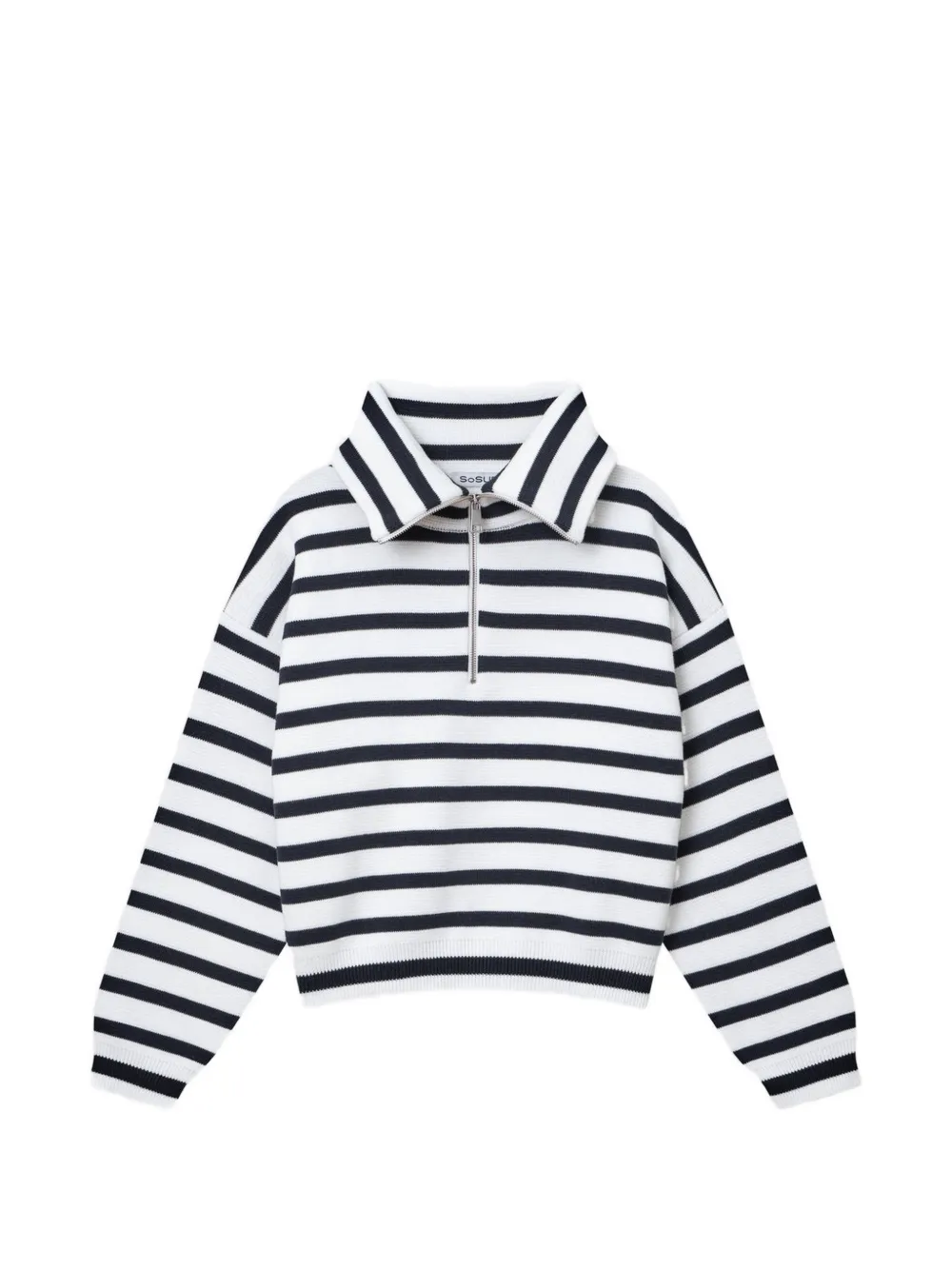 SoSUE Sailor striped sweater - Weiß