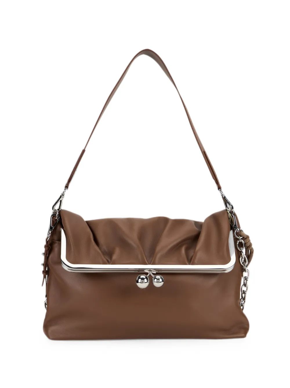 Weekend Max Mara Pasticcino leather shoulder bag - Marrone