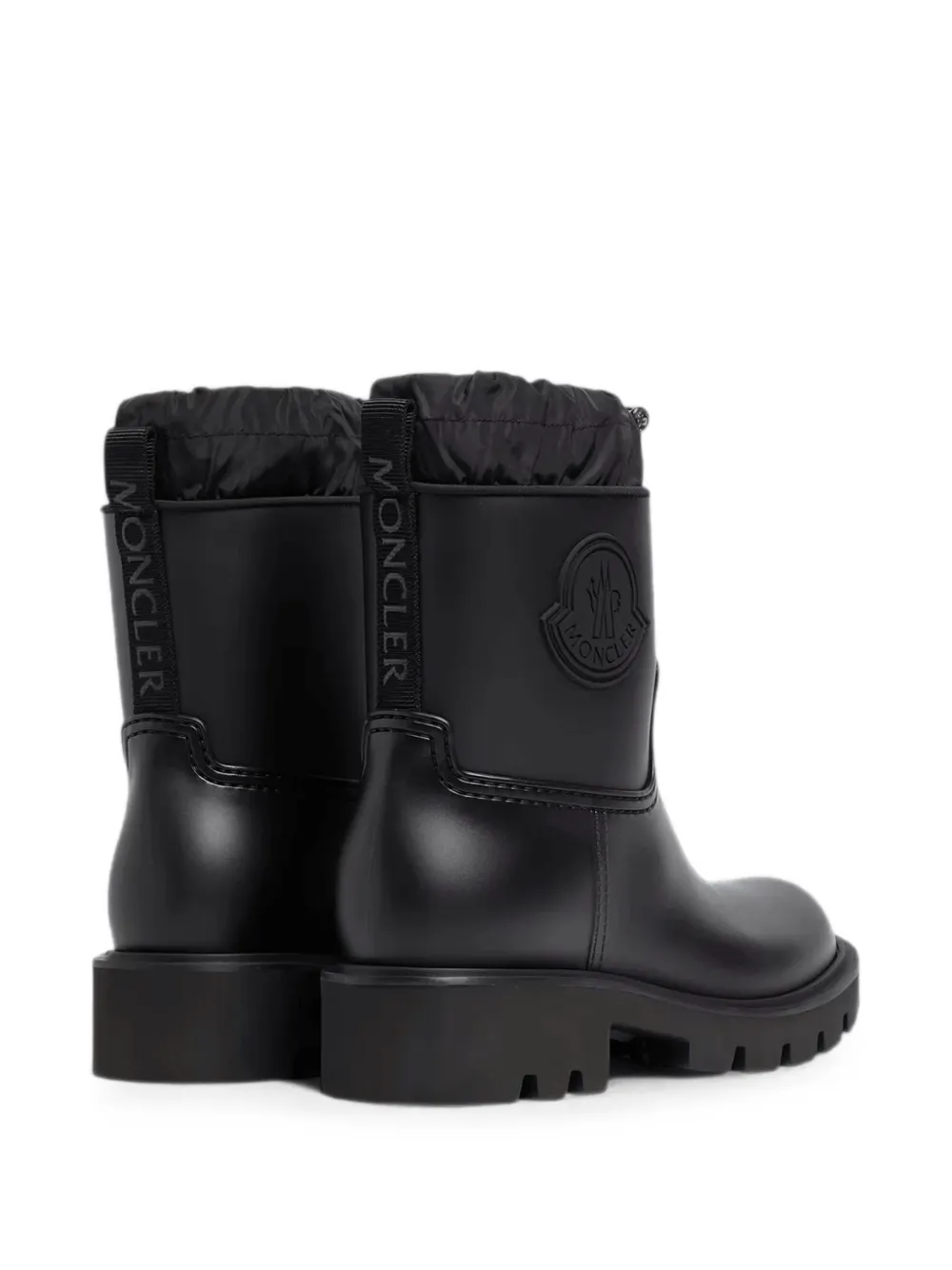 Moncler logo-patch drawstring boots Bruin
