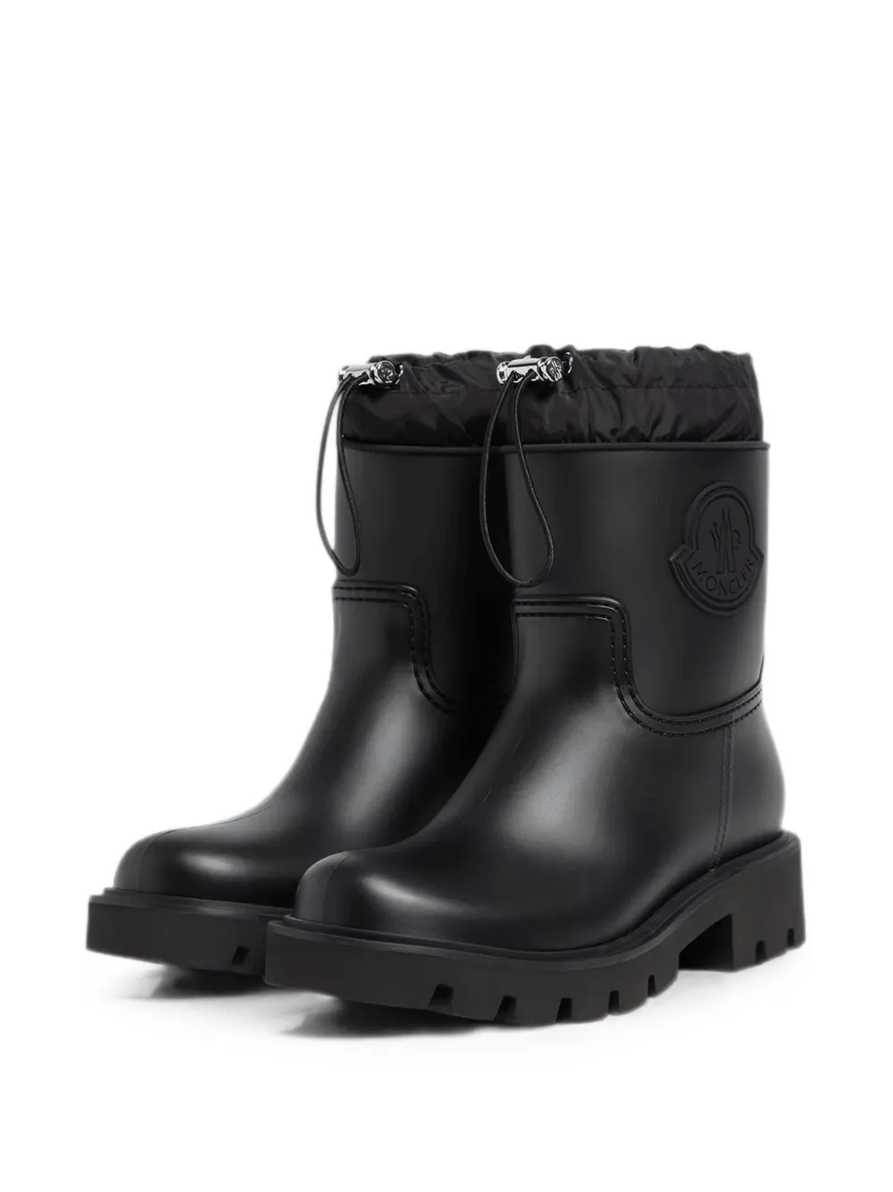 Moncler logo-patch drawstring boots Bruin