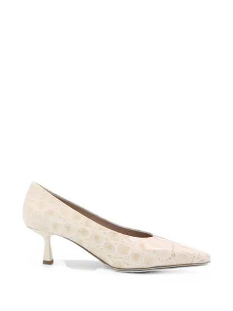 Notabene Pumps con effetto coccodrillo
