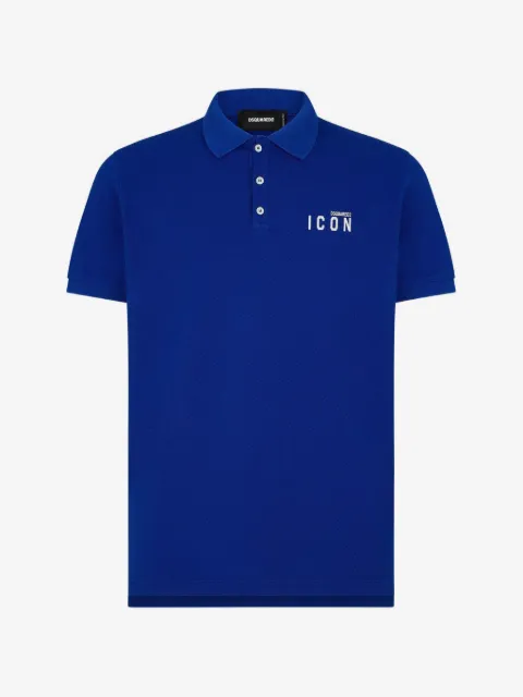 DSQUARED2 polo Icon à logo imprimé