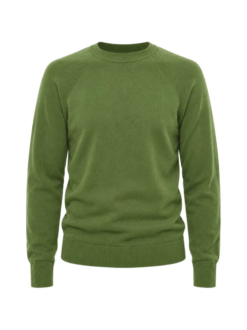 Paolo Pecora crew-neck raglan-sleeve sweater - Grün