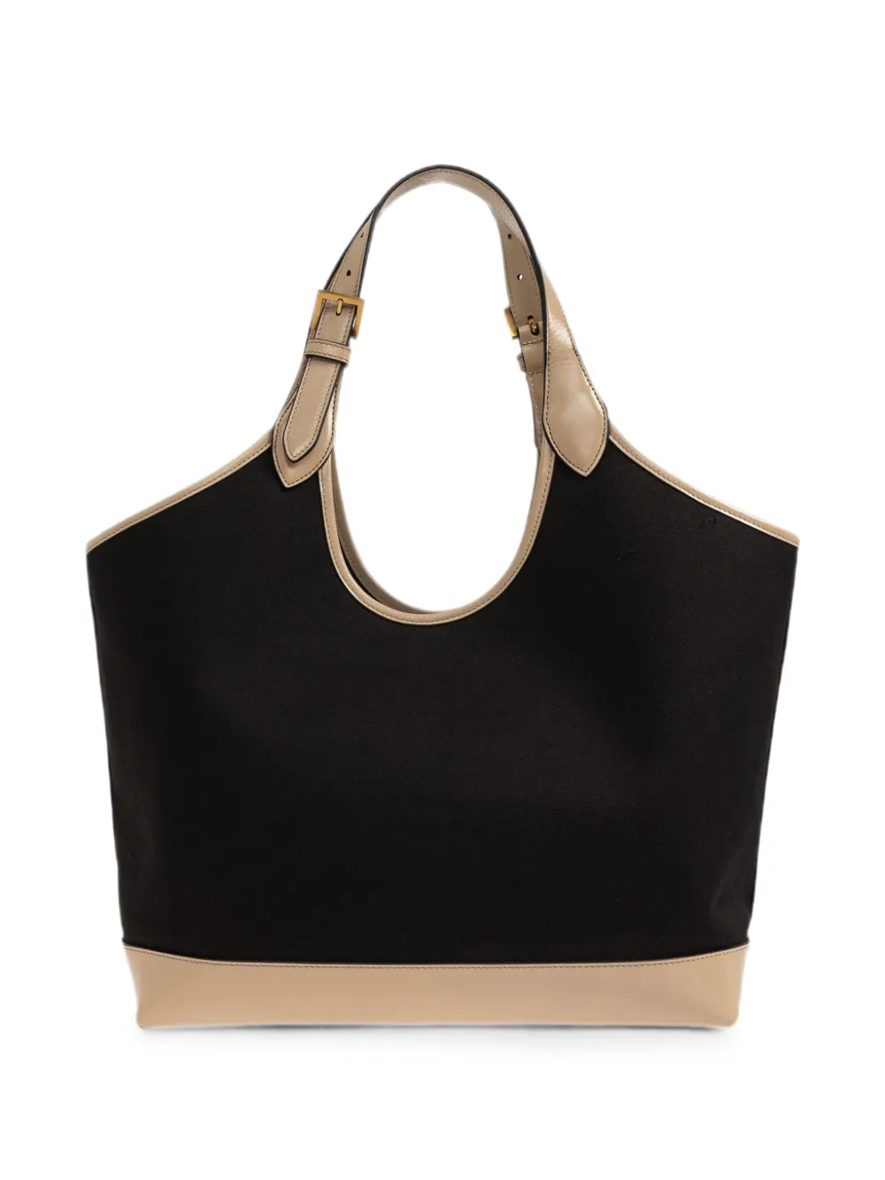 Versace Grote Rivière canvas shopper Zwart