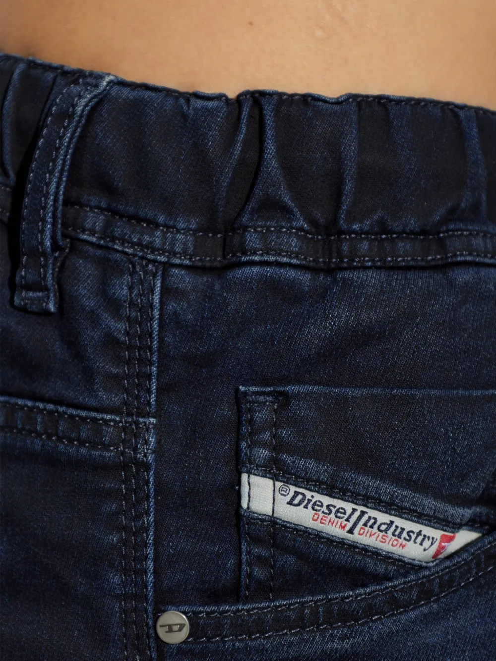 Diesel E-Krooley Jogg jeans met trekkoord Blauw