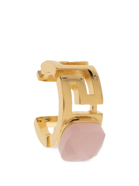 Versace Greca glass-embellished ear cuff