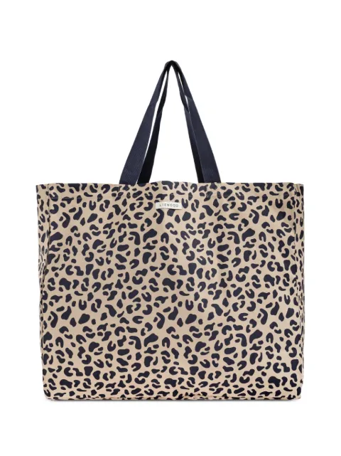 Liewood maxi leopard-print tote bag