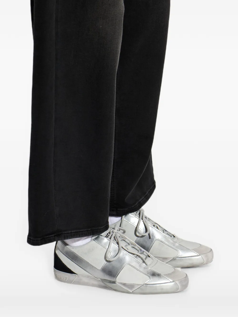 Diesel S-Slante-D Low sneakers Zilver