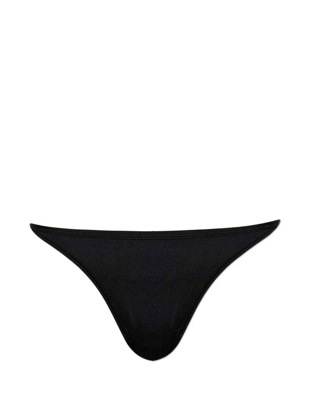 Diesel Adrienne-Utlt logo-plaque thong - Nero