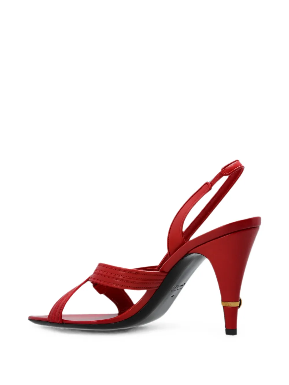 Versace Gianni crossover-strap sandals Rood