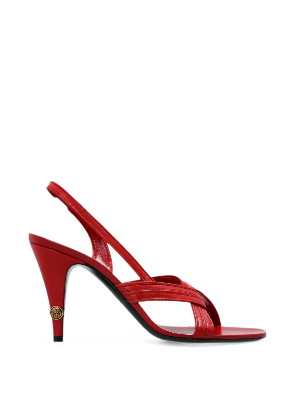 Versace Gianni crossover-strap sandals - Red