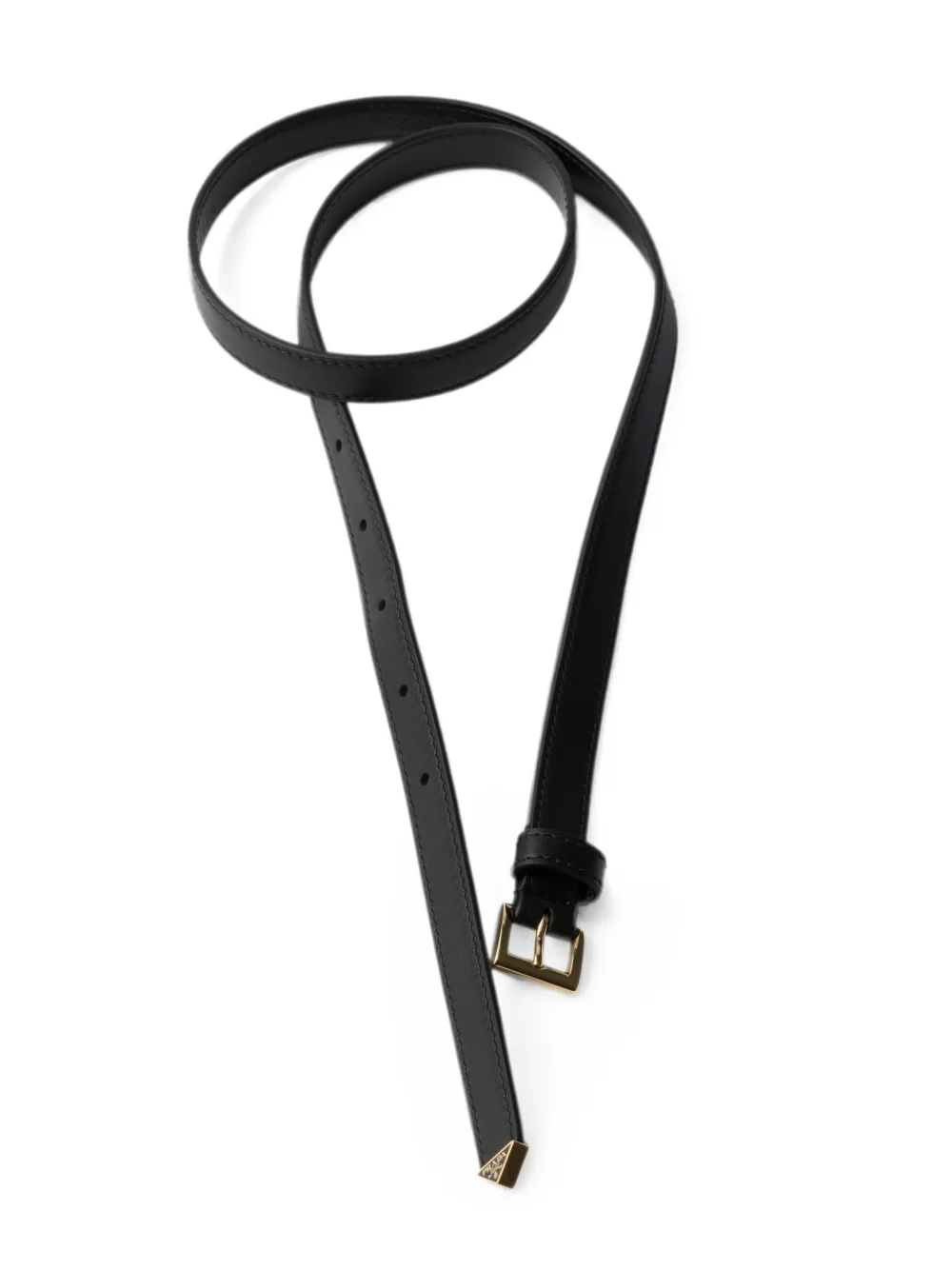 Prada Leren riem Zwart