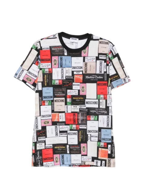 Moschino Couture label-print T-shirt