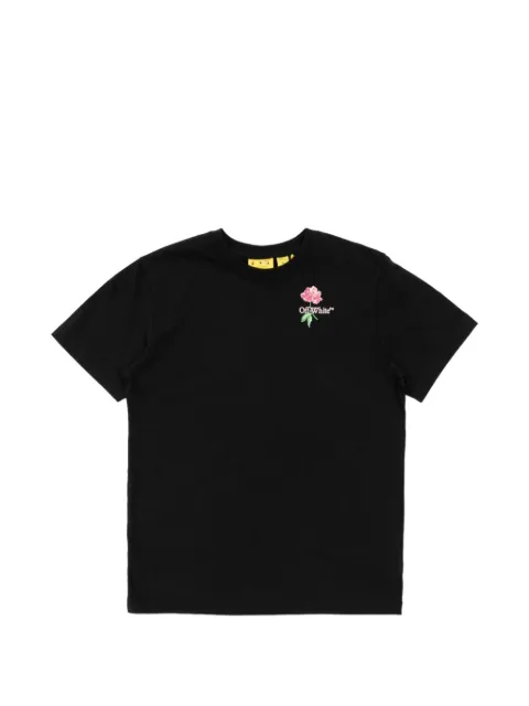 Off-White Kids Arrows flower-print T-shirt
