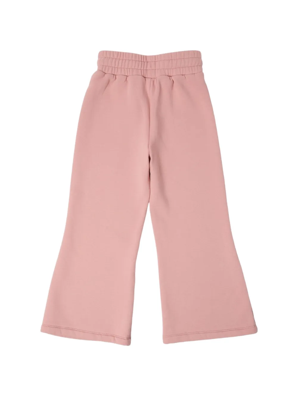 Off-White Kids logo-print flared track pants Roze