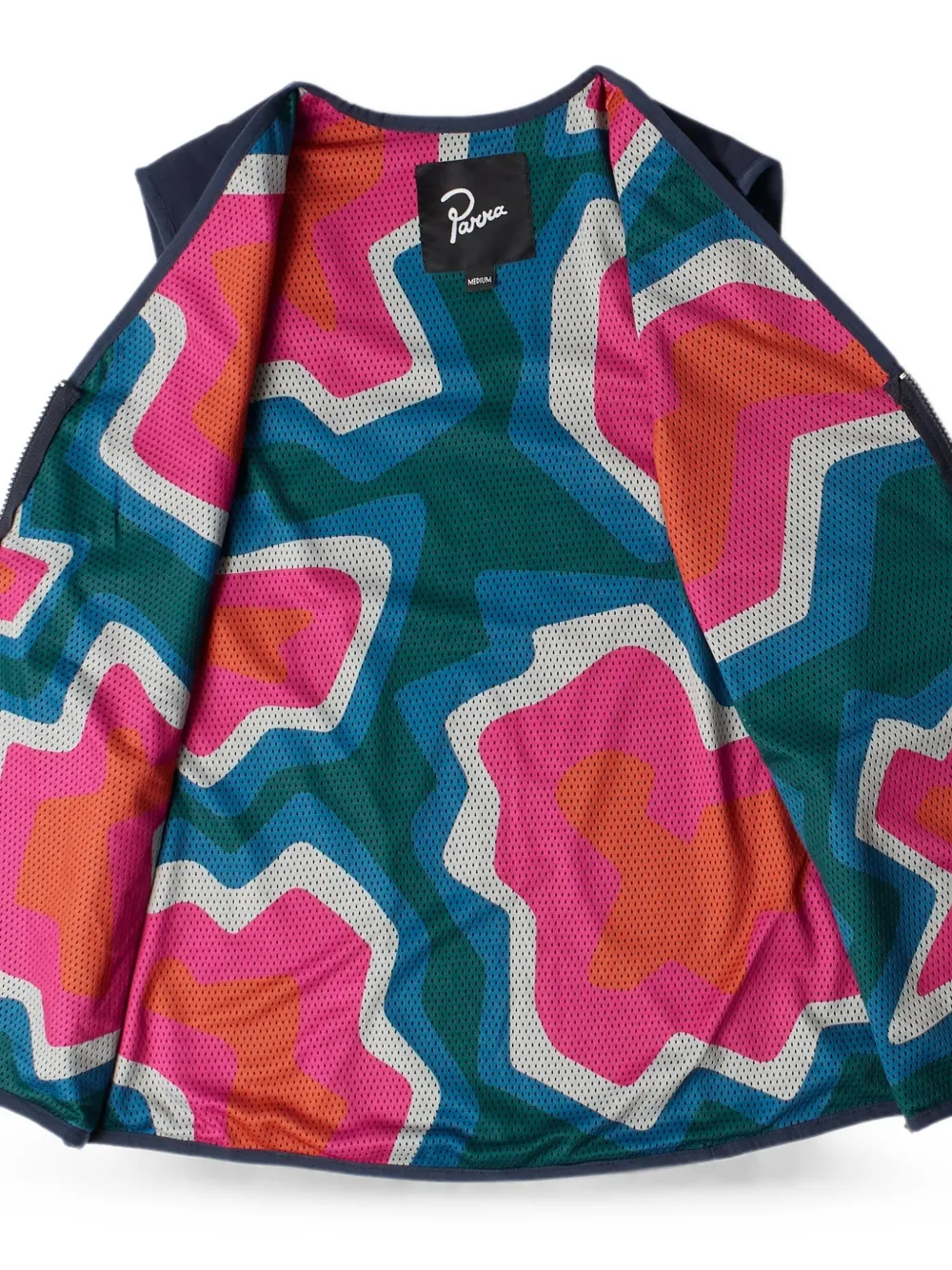 BY PARRA Wiggle bodywarmer met stenen Blauw