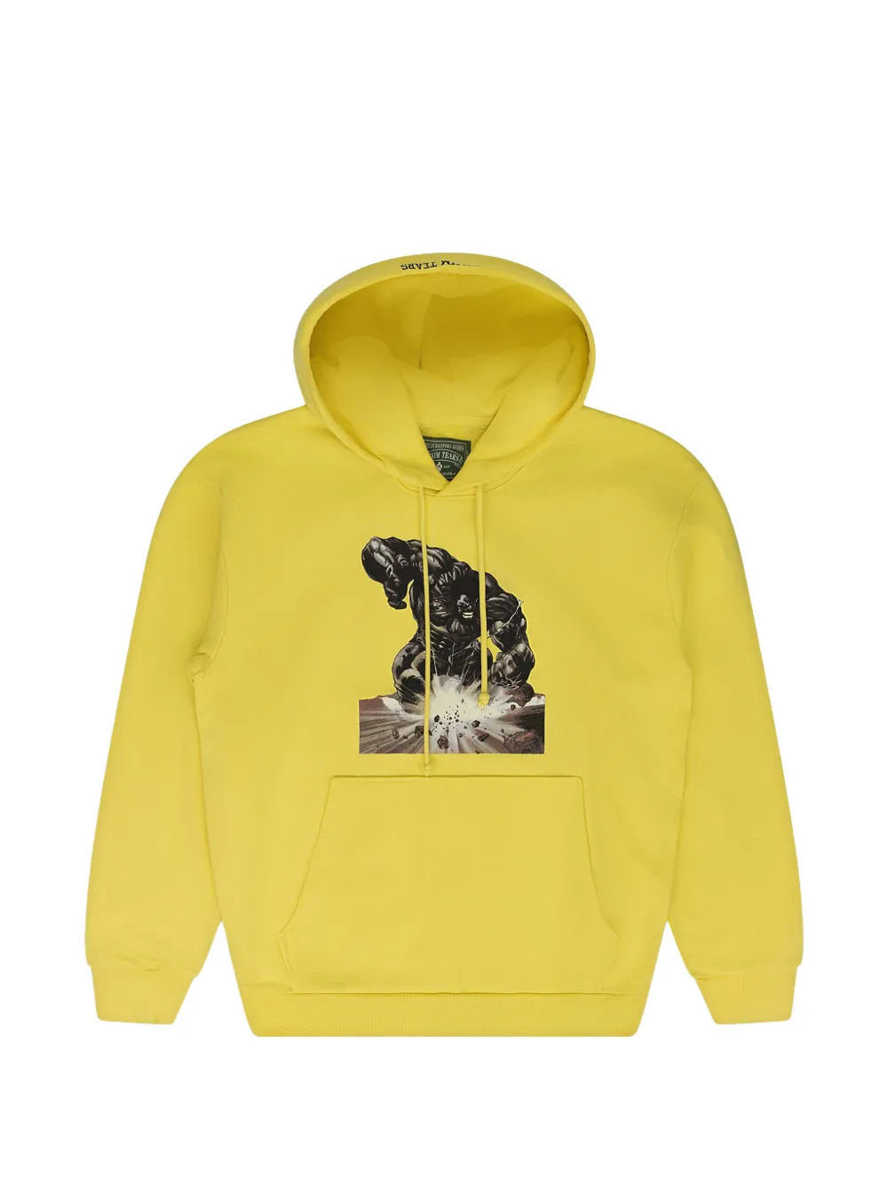 Denim Tears Felpa SRCA Graphic 3 con cappuccio - Giallo