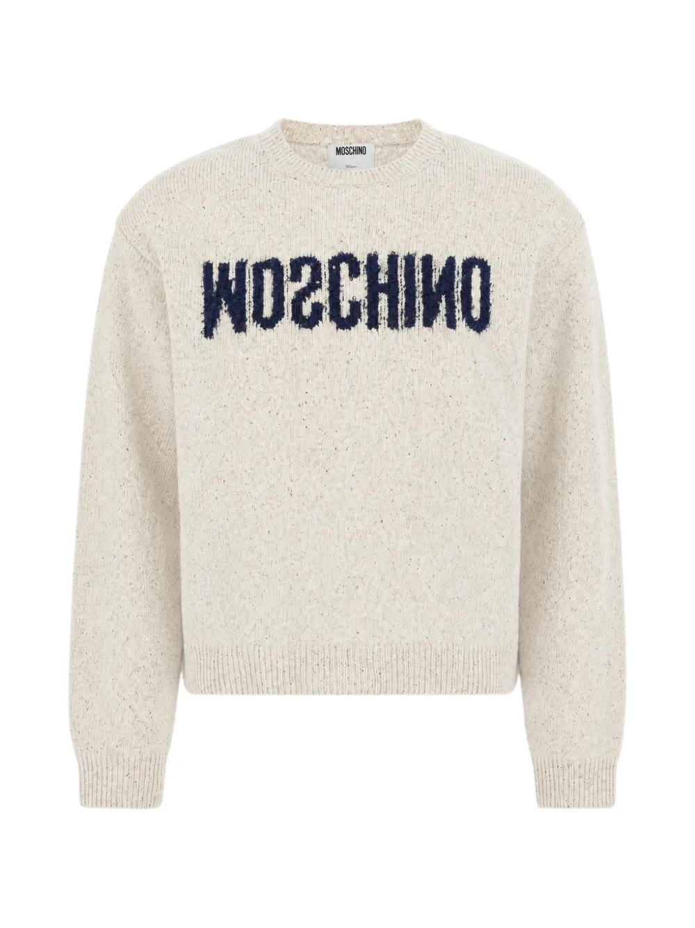 Moschino logo-detail sweater - Bianco