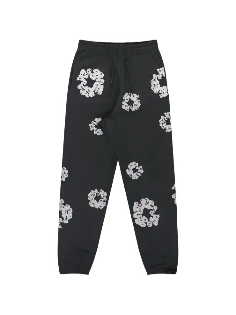 Denim Tears pantalones de chándal Cotton Wreath con strass
