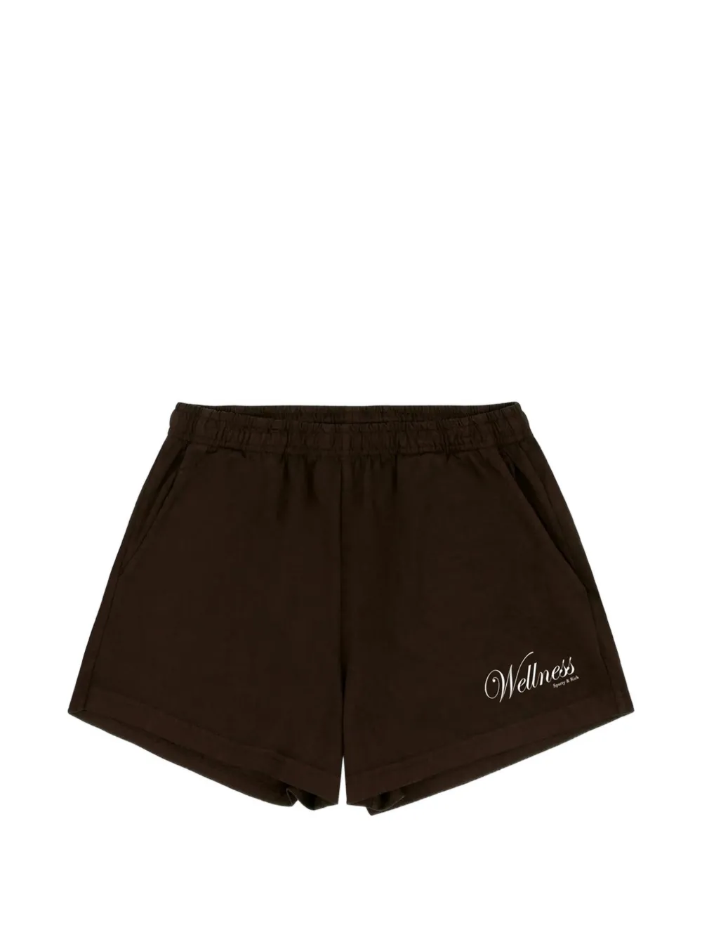 Sporty & Rich Disco mini shorts - Brown