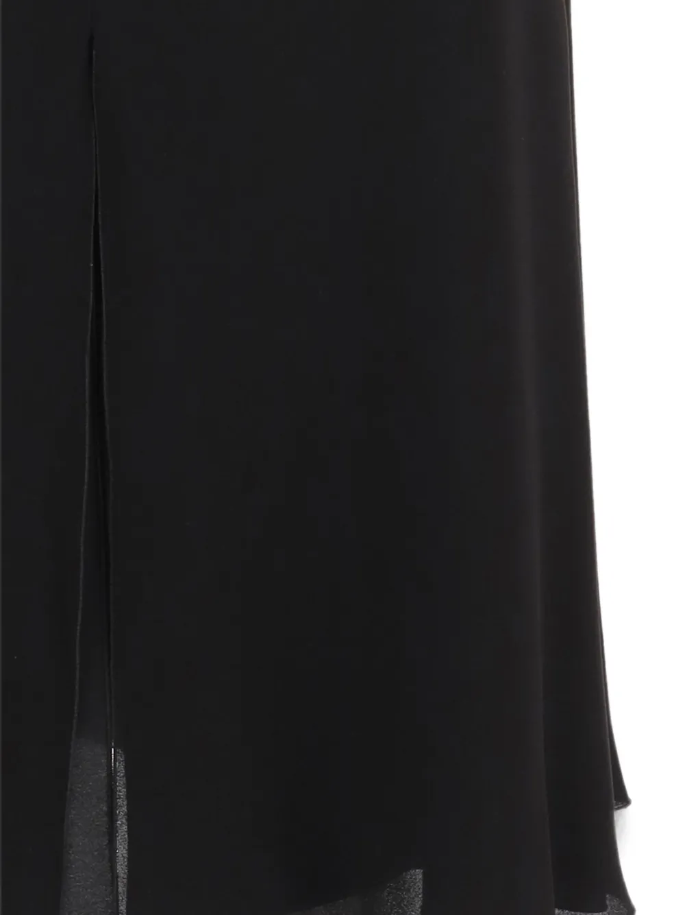 Valentino Garavani Midi-rok met split Zwart