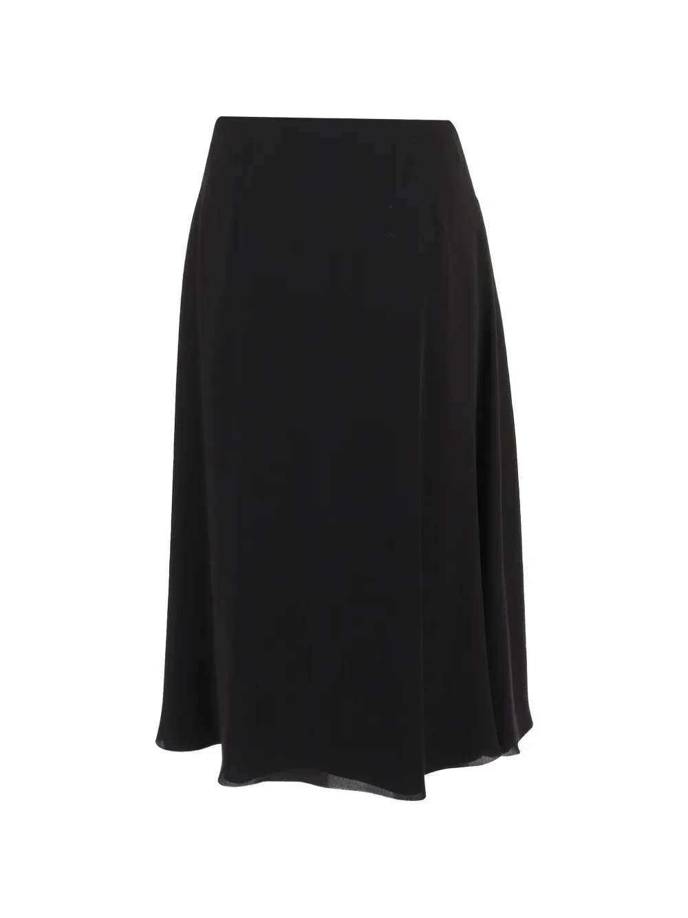 Valentino Garavani Midi-rok met split Zwart