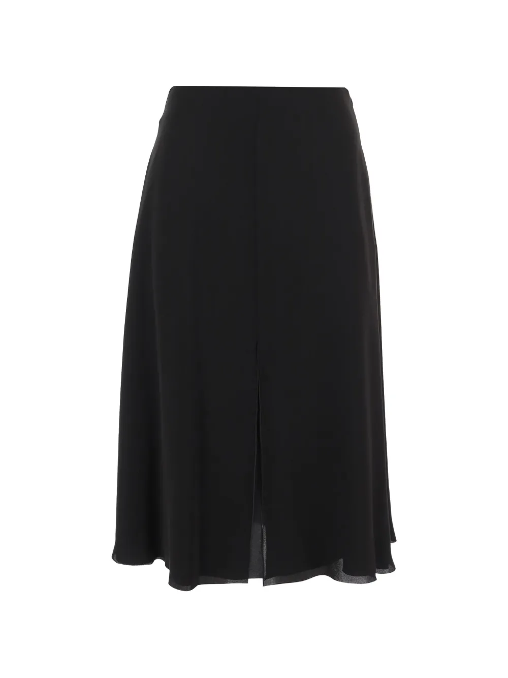 Valentino Garavani front-slit midi skirt - Nero