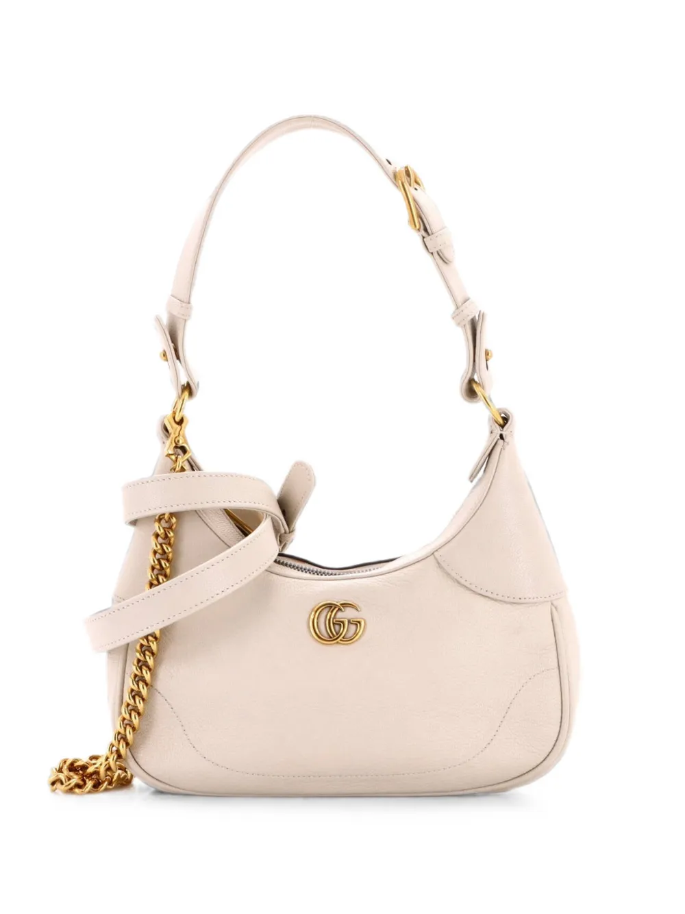 Gucci Pre-Owned Borsa a spalla Aphrodite piccola con zip in pelle - Toni neutri