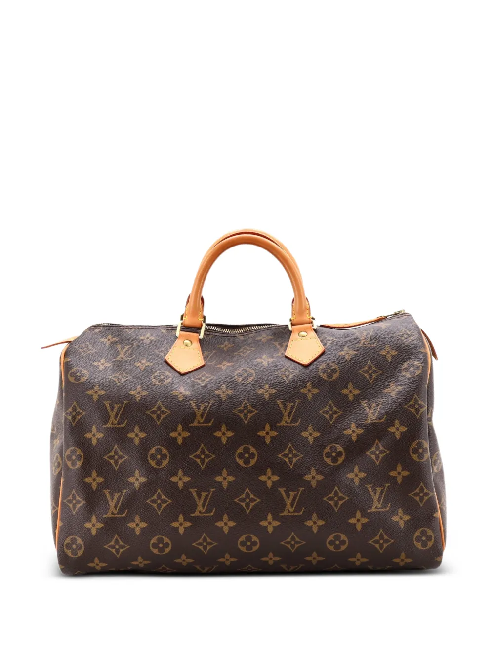 Louis Vuitton Pre-Owned Borsa a tracolla Speedy 35 in tela - Marrone
