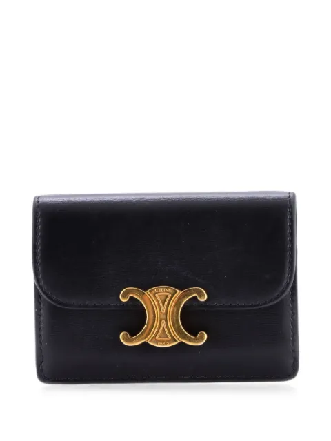 Celine Pre-Owned tarjetero de piel Triomphe