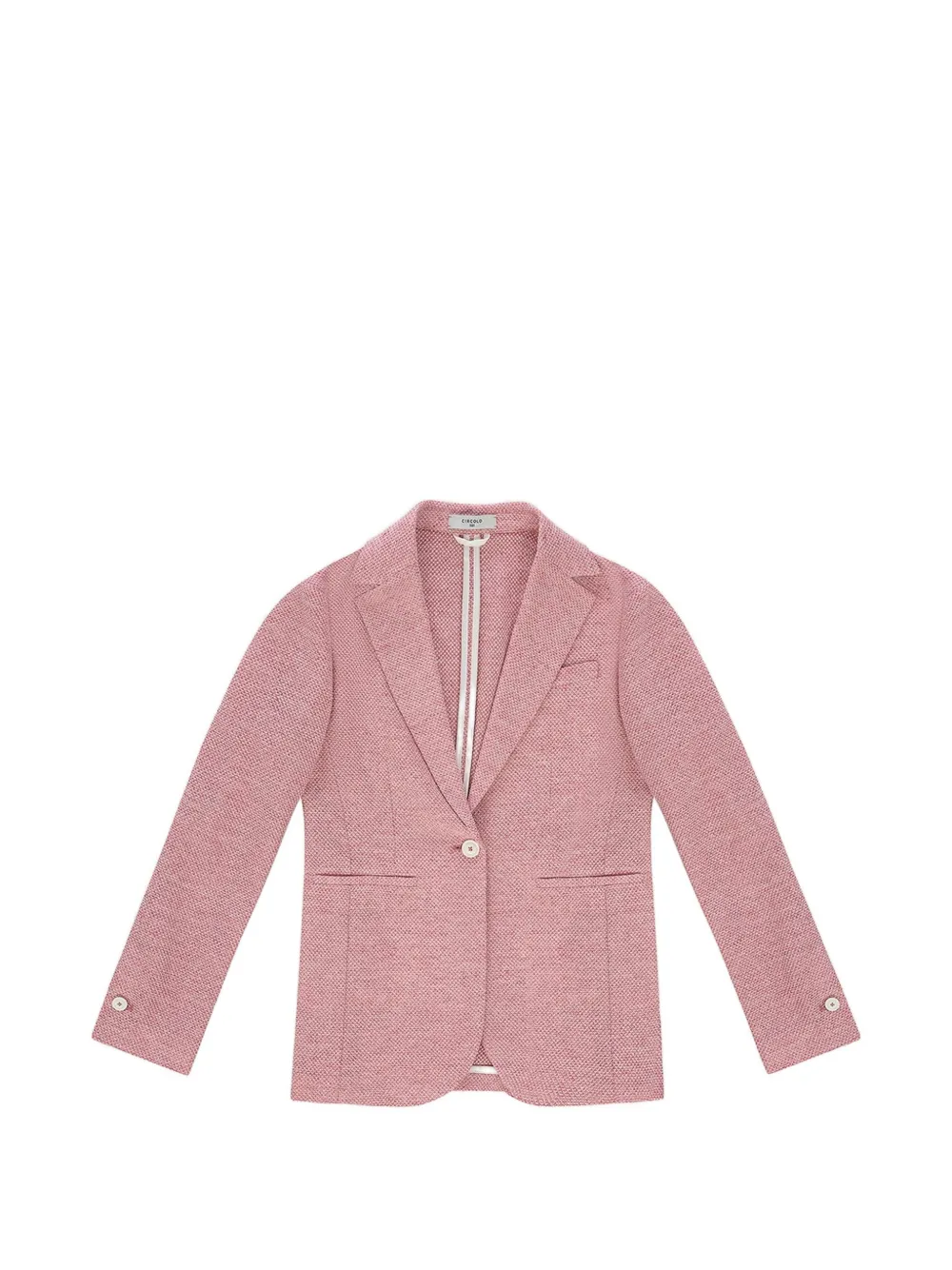 Circolo 1901 single-breasted slim-fit blazer - Pink