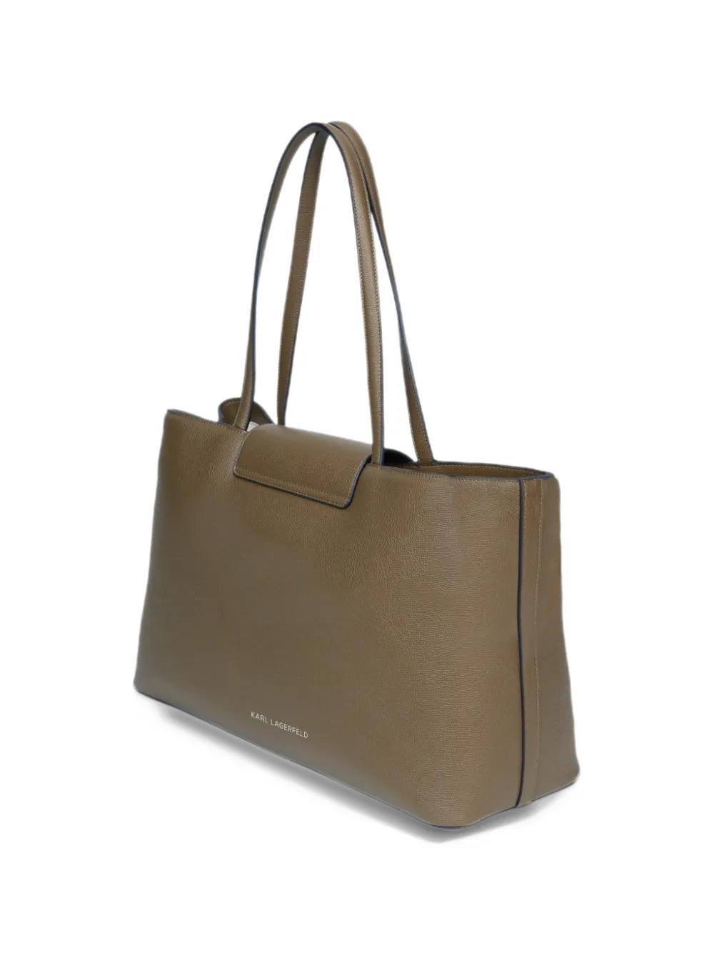 Karl Lagerfeld Rue St-Guillaume shopper met magnetische sluiting Bruin