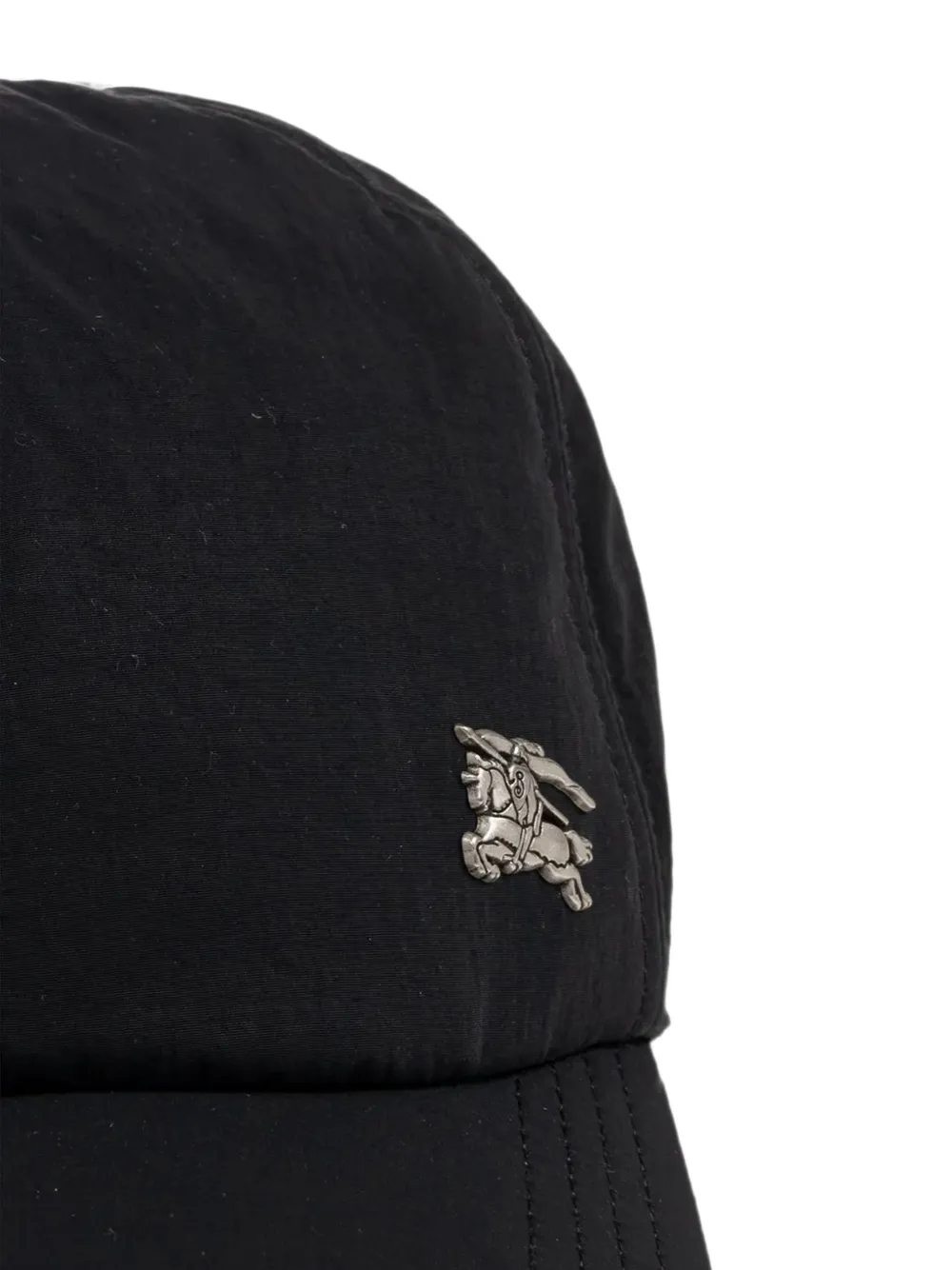 Burberry Honkbalpet met plakkaat Zwart