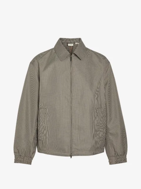 Les Deux check-pattern zip-up jacket