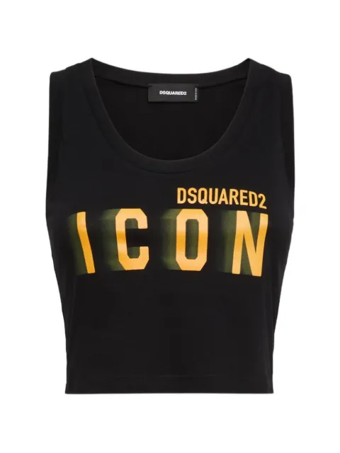 DSQUARED2 top corto sin mangas Icon Blur