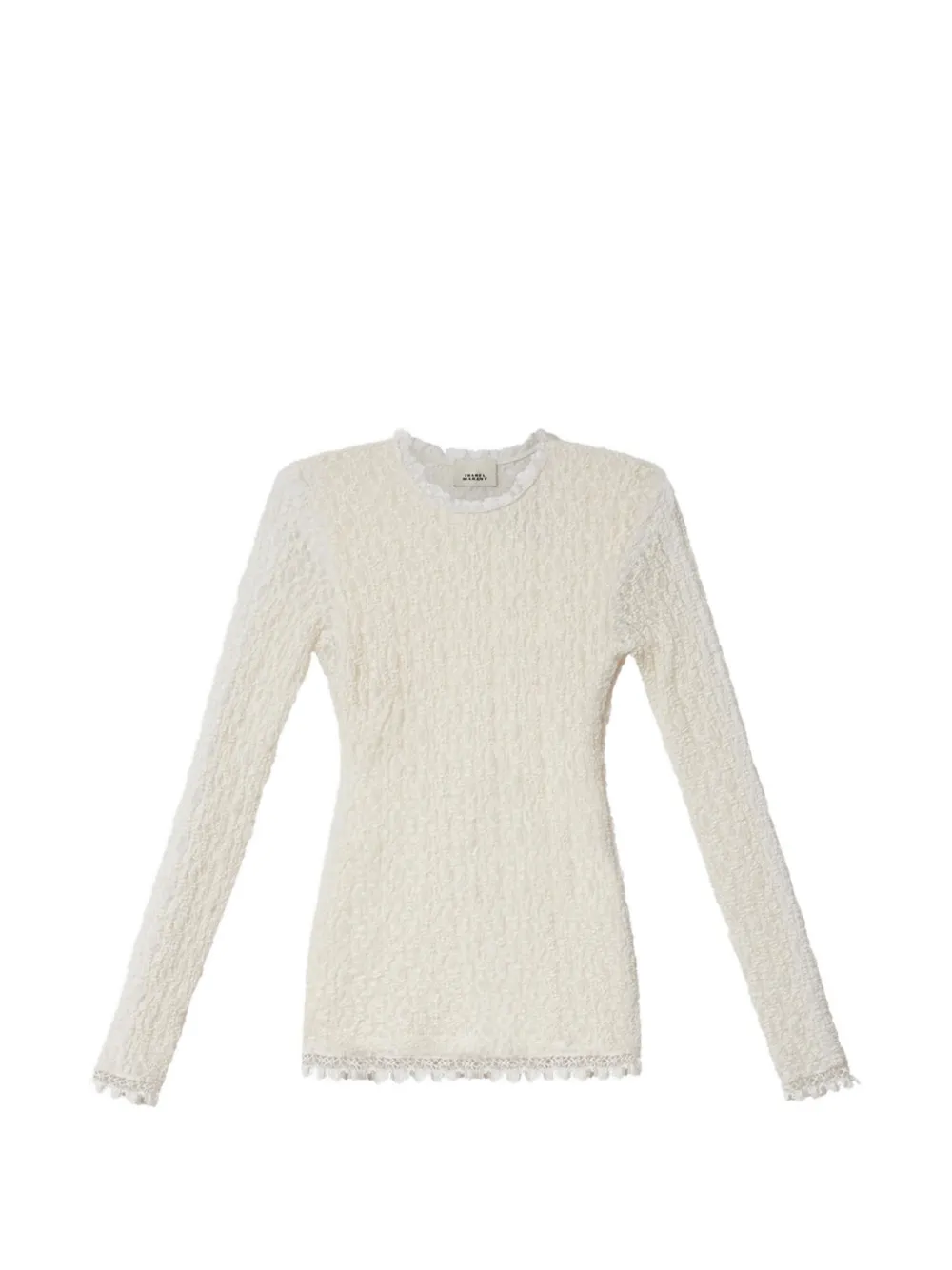 ISABEL MARANT Brany stretch-lace top - White