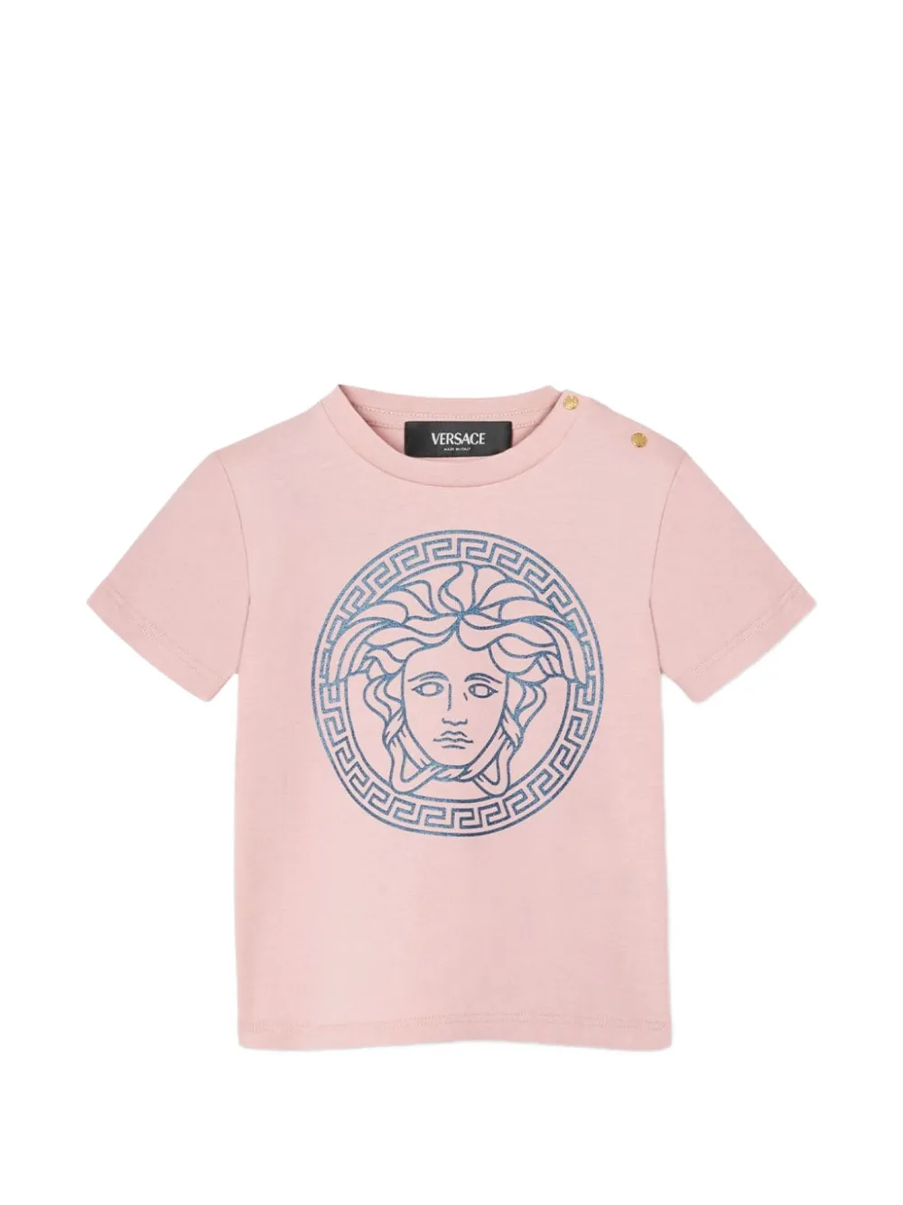 Versace Kids Medusa Head print T-shirt - Rosa