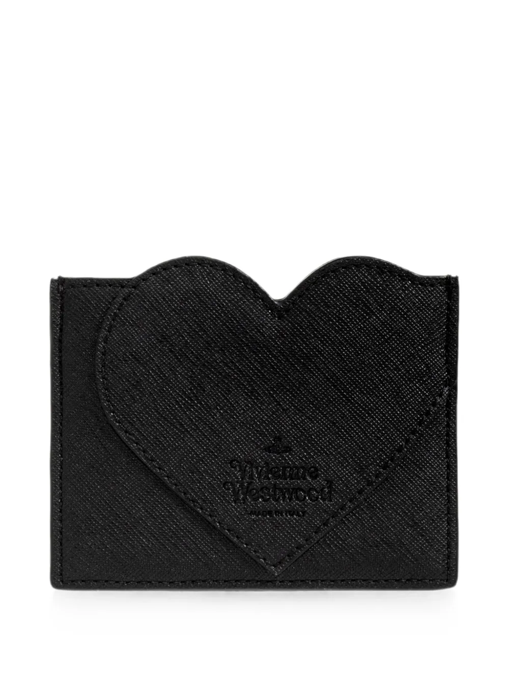 Vivienne Westwood Hartvormige Orb pasjeshouder Zwart