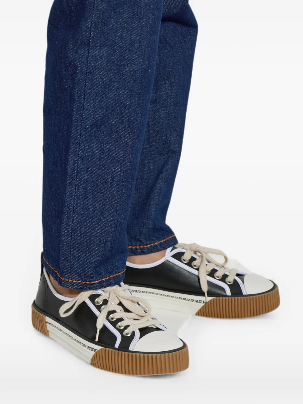 Versace Greca platform sneakers Zwart