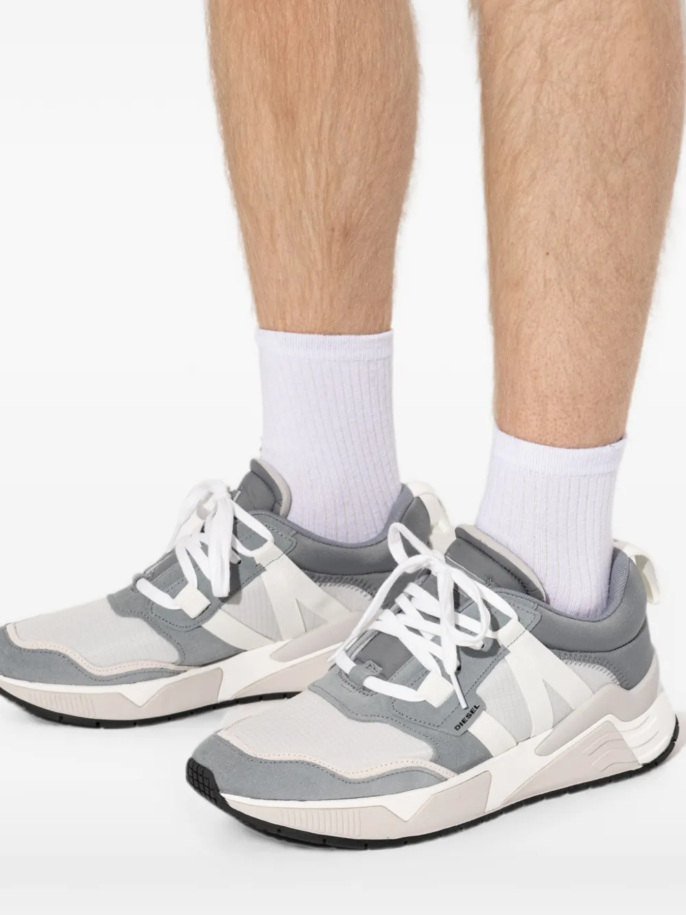 Diesel S-Brentha panelled sneakers Grijs